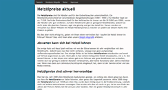 Desktop Screenshot of heizoelweb.de